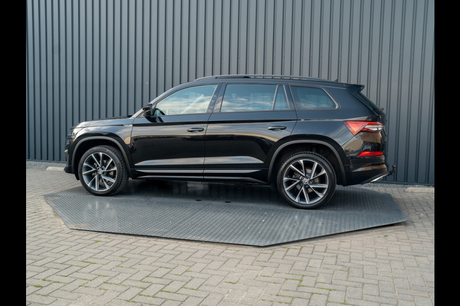Škoda Kodiaq 1.5 TSI Sportline Business | Trekhaak wegkl. | Stoel geheugen L&R | Leder | Pano | 20'' | Prijs Rijklaar!!