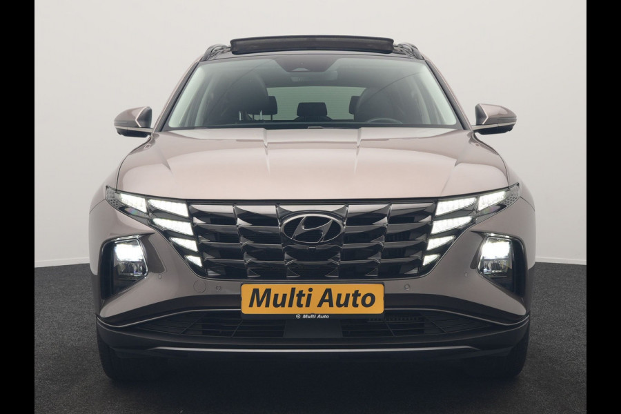 Hyundai Tucson 1.6 T-GDI Premium Sky 4WD PHEV 265pk Dealer O.H | Trekhaak | Panodak | Adaptive Cruise | 360 Camera | Lederen Sportstoelen Memory & Ventilatie | Blis | Apple Carplay | Krell Audio | Pilot Assist | Stuur & Stoelen Verwarmd | Navigatie | Virtual | DAB | 19"L.M | Plug In Hybrid |