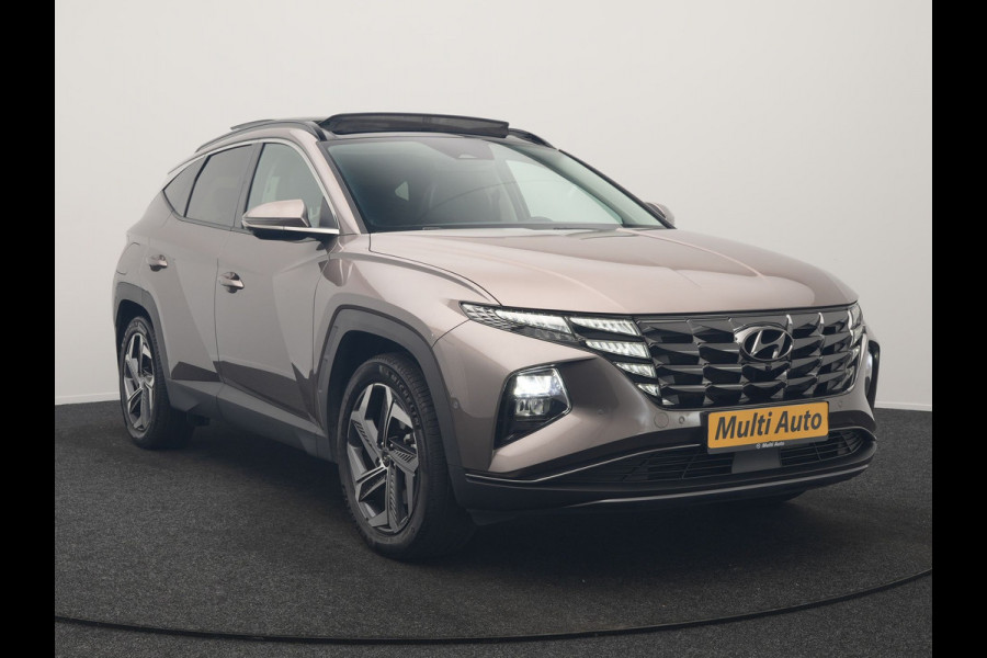 Hyundai Tucson 1.6 T-GDI Premium Sky 4WD PHEV 265pk Dealer O.H | Trekhaak | Panodak | Adaptive Cruise | 360 Camera | Lederen Sportstoelen Memory & Ventilatie | Blis | Apple Carplay | Krell Audio | Pilot Assist | Stuur & Stoelen Verwarmd | Navigatie | Virtual | DAB | 19"L.M | Plug In Hybrid |