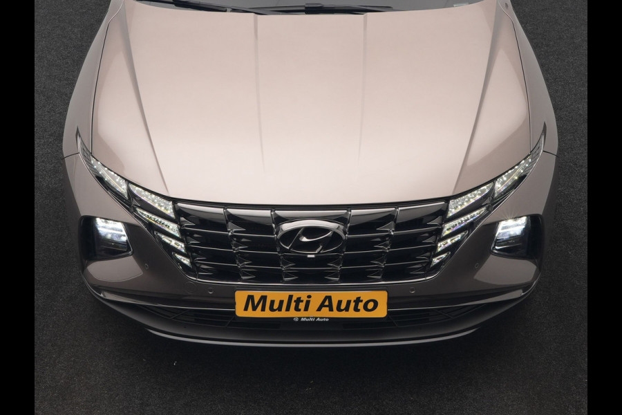 Hyundai Tucson 1.6 T-GDI Premium Sky 4WD PHEV 265pk Dealer O.H | Trekhaak | Panodak | Adaptive Cruise | 360 Camera | Lederen Sportstoelen Memory & Ventilatie | Blis | Apple Carplay | Krell Audio | Pilot Assist | Stuur & Stoelen Verwarmd | Navigatie | Virtual | DAB | 19"L.M | Plug In Hybrid |