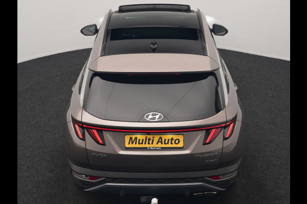 Hyundai Tucson 1.6 T-GDI Premium Sky 4WD PHEV 265pk Dealer O.H | Trekhaak | Panodak | Adaptive Cruise | 360 Camera | Lederen Sportstoelen Memory & Ventilatie | Blis | Apple Carplay | Krell Audio | Pilot Assist | Stuur & Stoelen Verwarmd | Navigatie | Virtual | DAB | 19"L.M | Plug In Hybrid |