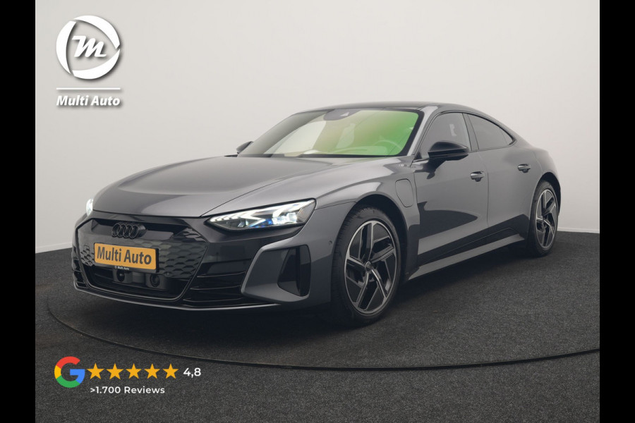 Audi e-tron GT 93 kWh 476pk Dealer O.H | Panodak | Head Up | Adaptive Cruise | 360 Camera | Laser LED | Bang & Olufsen | Lederen Sportstoelen Memory & Ventilatie | Keyless | Blis | Stuur & Stoelen Verwarmd | Navigatie | Virtual | DAB | 20"L.M |