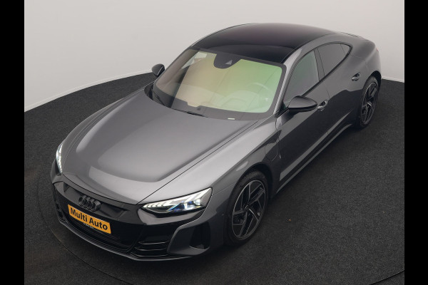 Audi e-tron GT 93 kWh 476pk Dealer O.H | Panodak | Head Up | Adaptive Cruise | 360 Camera | Laser LED | Bang & Olufsen | Lederen Sportstoelen Memory & Ventilatie | Keyless | Blis | Stuur & Stoelen Verwarmd | Navigatie | Virtual | DAB | 20"L.M |