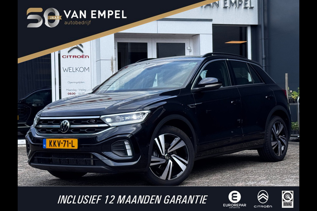 Volkswagen T-Roc 1.5 TSI R-Line | 150 PK | Trekhaak | IQ-Light | Camera | Stoelverwarming | Beats | PDC Rondom |