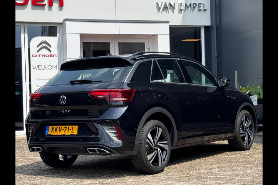 Volkswagen T-Roc 1.5 TSI R-Line | 150 PK | Trekhaak | IQ-Light | Camera | Stoelverwarming | Beats | PDC Rondom |