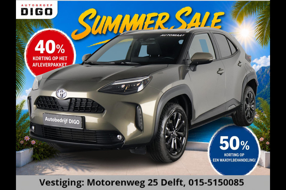 Toyota Yaris Cross 1.5 HYBRID DYNAMIC BLACKLINE GARANTIE 11-2032 . NAVIGATIE . ADAPTIEVE CRUISE CONTROL . SAFETY LOCK