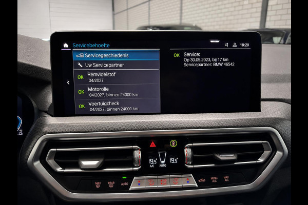 BMW X3 xDrive30e High Executive M-Sport Parking Assistant Plus+ Surround View, Active Cruise Control Live Cockpit Professional, HiFi, Wireless Charging, Extra getint glas 19 inch M-velgen.