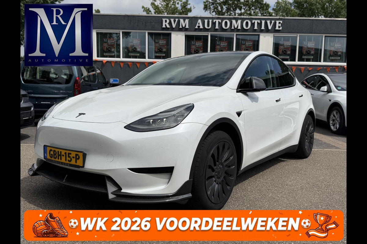 Tesla Model Y RWD 58 kWh UNIEK!| |VAN €35.900:,- VOOR: 32.877,- UW WKVOORDEEL: 3.023,- | STOEL + STUURWIELVERWARMING l CARBON PAKKET | TESLA FABRIEKSGARANTIE  9-2027 OF TOT 80.000 KM |