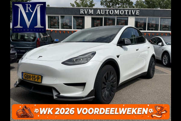 Tesla Model Y RWD 58 kWh UNIEK!| |VAN €35.900:,- VOOR: 32.877,- UW WKVOORDEEL: 3.023,- | STOEL + STUURWIELVERWARMING l CARBON PAKKET | TESLA FABRIEKSGARANTIE  9-2027 OF TOT 80.000 KM |