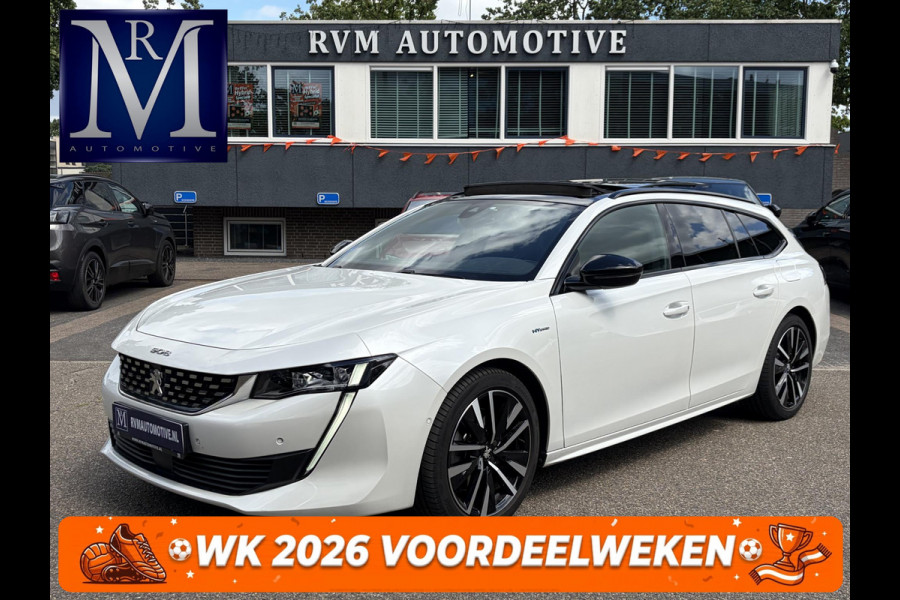 Peugeot 508 1.6 HYbrid GT VAN: 26.900,- VOOR 23.877,- UW WKVOORDEEL: 3.023,- | PHEV| AFNEEMBARE TREKHAAK| PANO| ELEKTRISCHE ACHTERKLEP| ACHTERUITRIJCAMERA| RIJKLAAR GELEVERD INCL. 12 MND BOVAG GARANTIE| DODE HOEK SENSOR|