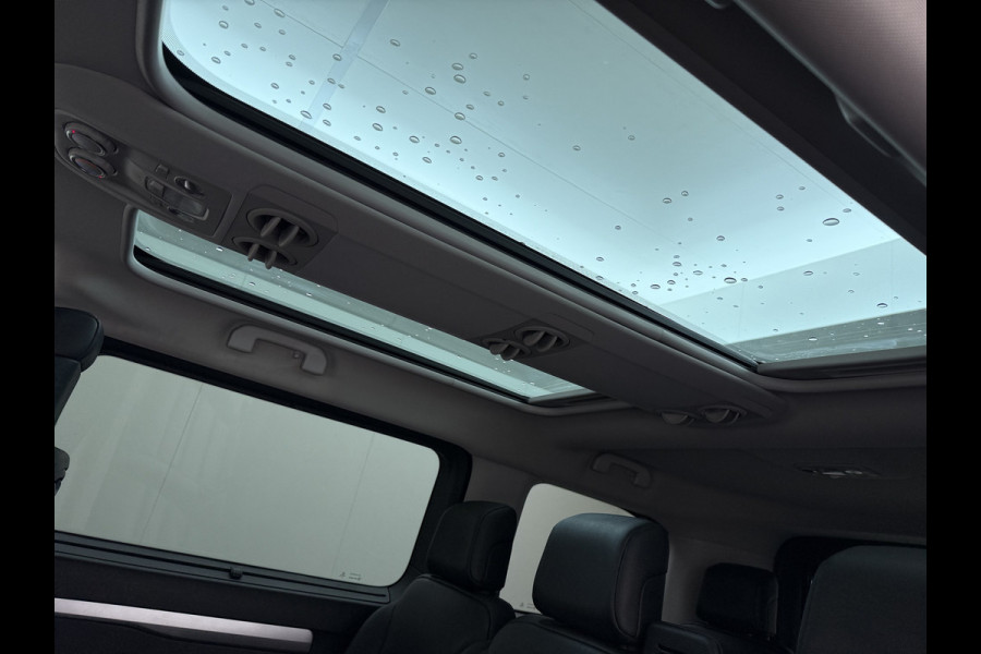 Opel Vivaro Combi Electric 8-Persoons L2 75kWh Leder Panoramadak 2X Elek.Schuifdeur Trekhaak 360°Camera Stoelverwarming Apple Carplay Android Auto Navi Ecc SOH 90% Cruise Control Regen-Lichtsensor Privacy Glas Lmv DAB Led 1.000KG Trekgewicht Garantie op Accu tot 19-12-2030/160.000km