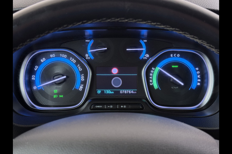 Opel Vivaro Combi Electric 8-Persoons L2 75kWh Leder Panoramadak 2X Elek.Schuifdeur Trekhaak 360°Camera Stoelverwarming Apple Carplay Android Auto Navi Ecc SOH 90% Cruise Control Regen-Lichtsensor Privacy Glas Lmv DAB Led 1.000KG Trekgewicht Garantie op Accu tot 19-12-2030/160.000km