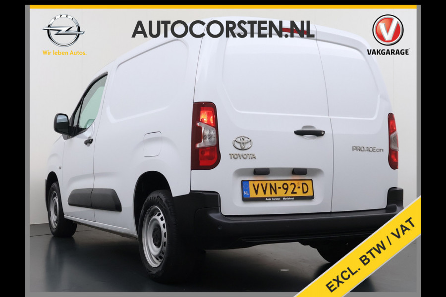 Toyota PROACE CITY 1.2T 111PK Benzine 3-Persoons Euro 6 Navi* Airco Apple Carplay Android Auto Cruise Control Pdc Live Regen-Lichtsensor Bluetooth Schuifdeur 1e Eigenaar Origineel Nederlandse Auto