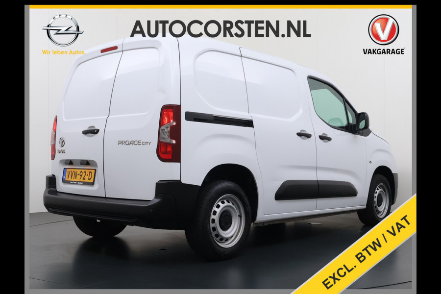 Toyota PROACE CITY 1.2T 111PK Benzine 3-Persoons Euro 6 Navi* Airco Apple Carplay Android Auto Cruise Control Pdc Live Regen-Lichtsensor Bluetooth Schuifdeur 1e Eigenaar Origineel Nederlandse Auto
