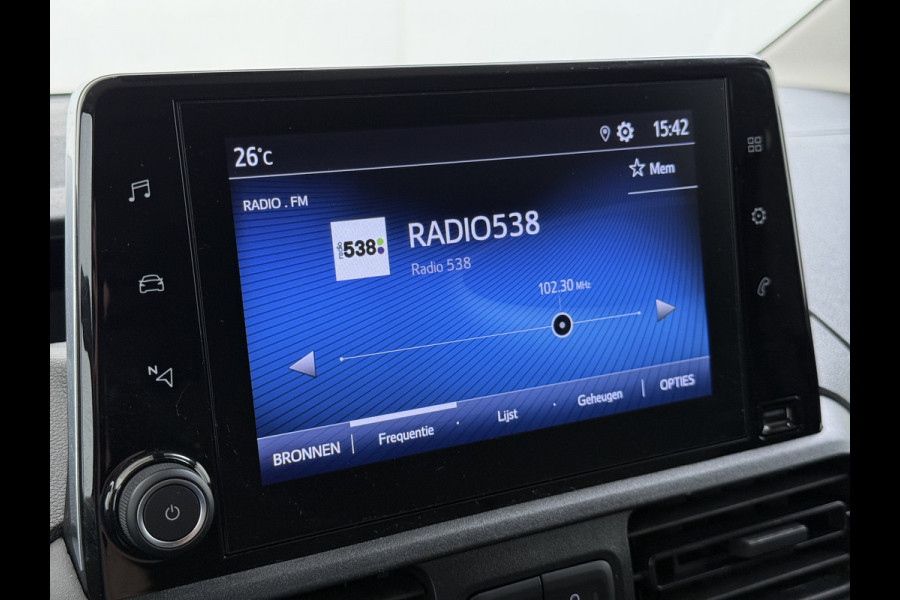 Toyota PROACE CITY 1.2T 111PK Benzine 3-Persoons Euro 6 Navi* Airco Apple Carplay Android Auto Cruise Control Pdc Live Regen-Lichtsensor Bluetooth Schuifdeur 1e Eigenaar Origineel Nederlandse Auto