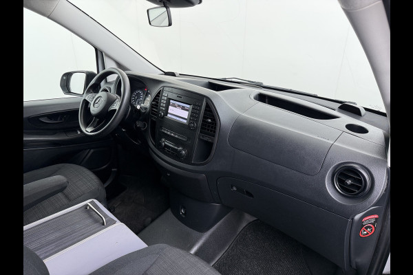 Mercedes-Benz Vito 114CDI Automaat Lang 2X Schuifdeur Trekhaak Camera Euro 6 Navi Airco Imperiaal Cruise Control Pdc Betonplexvloer Wandbetimmering 2.000KG Trekgewicht 1e Eigenaar
