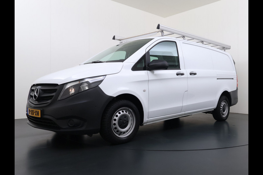 Mercedes-Benz Vito 114CDI Automaat Lang 2X Schuifdeur Trekhaak Camera Euro 6 Navi Airco Imperiaal Cruise Control Pdc Betonplexvloer Wandbetimmering 2.000KG Trekgewicht 1e Eigenaar