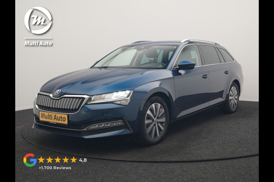 Škoda Superb Combi 1.4 TSI iV Business Edition PHEV 218pk Dealer O.H. | Adaptive Cruise | Camera | Canton Audio | Stoelen & Stuur Verwarmd | Blis | Keyless | Apple Carplay | Navigatie | DAB | Plug In Hybrid |