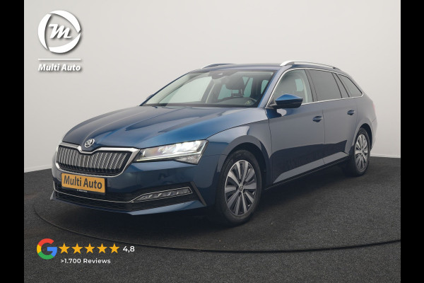 Škoda Superb Combi 1.4 TSI iV Business Edition PHEV 218pk Dealer O.H. | Adaptive Cruise | Camera | Canton Audio | Stoelen & Stuur Verwarmd | Blis | Keyless | Apple Carplay | Navigatie | DAB | Plug In Hybrid |