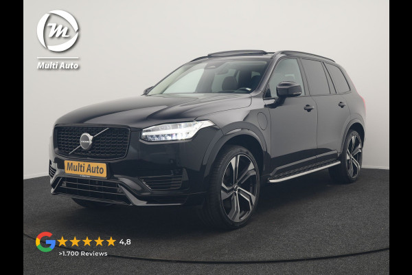 Volvo XC90 T8 Recharge AWD Ultimate Dark 7 Persoons 456pk PHEV LONG RANGE Dealer O.H | Trekhaak af Fabriek | Bowers & Wilkins | Panodak | 22"L.M | Adaptive Cruise | Head Up | Alcantara Hemel | Pilot Assist | Google Maps | Keyless |