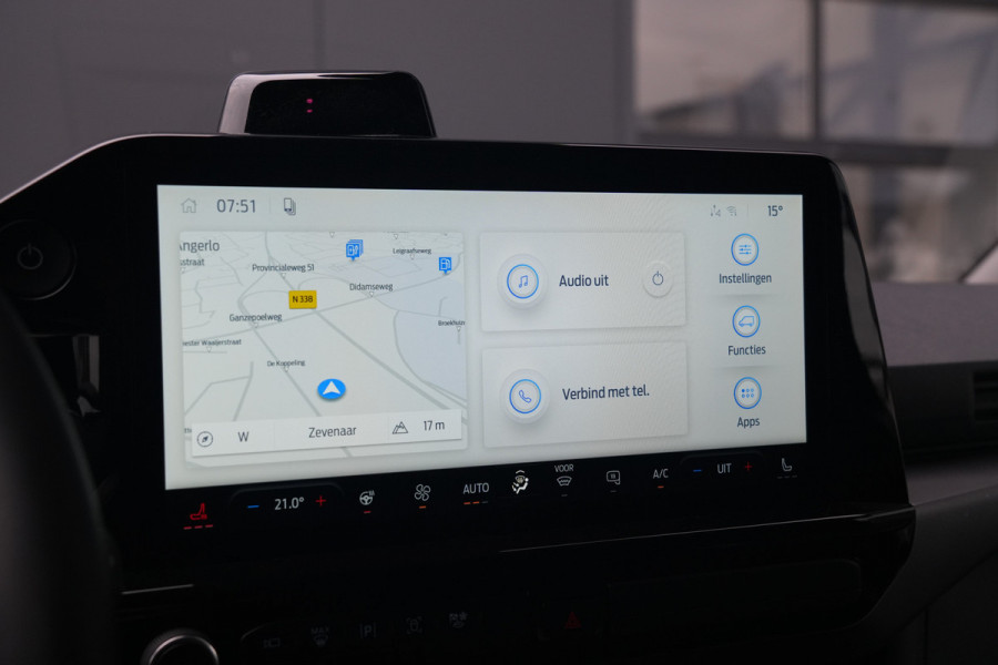 Ford E-Transit Custom 340 L2H1 Sport 71 kWh 218pk - ACC - B&O - Navi - Stoel/Stuurverwarming - 360 Camera - Blindspot - Rijklaar