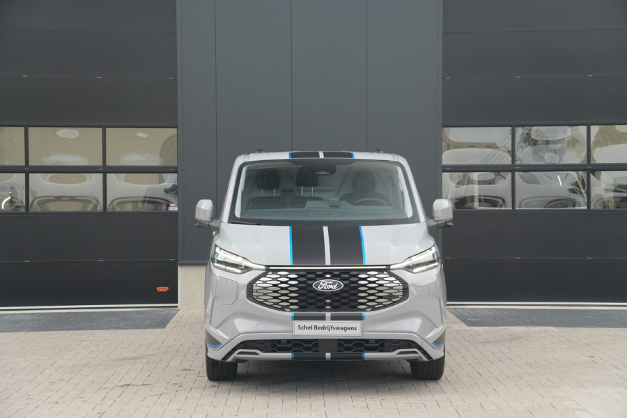 Ford E-Transit Custom 340 L2H1 Sport 71 kWh 218pk - ACC - B&O - Navi - Stoel/Stuurverwarming - 360 Camera - Blindspot - Rijklaar