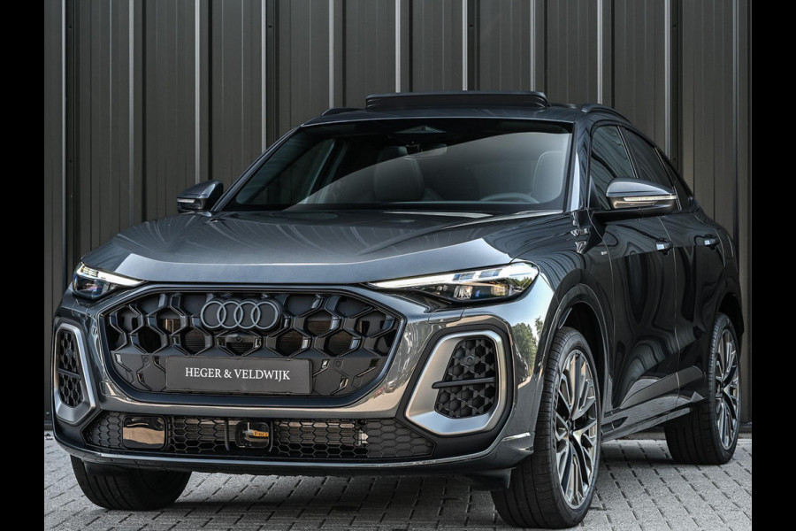 Audi Q5 Sportback 2.0 TFSI e-hybrid quattro S edition 367pk | S-stoelen | Panoramadak | Elektr. trekhaak | Oled verlichting | Adaptive cruise control | Tech Plus | 360 Camera | Memory | Ambiance interieur |