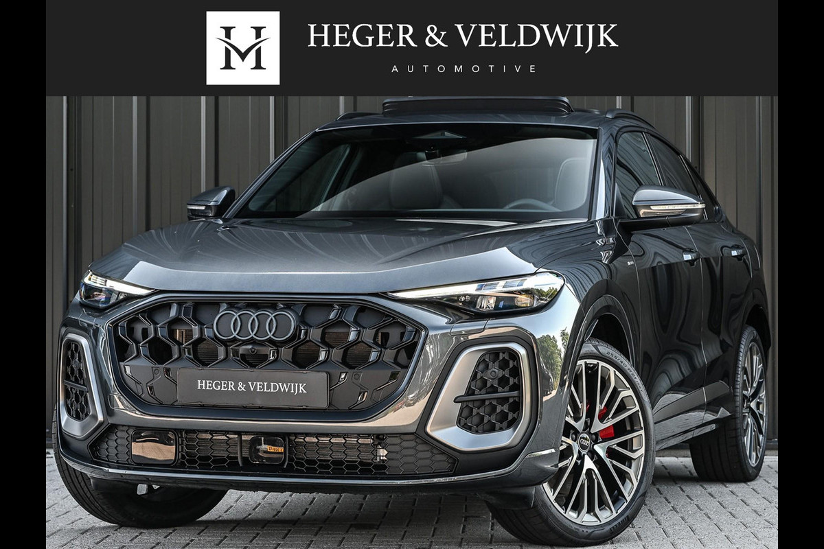 Audi Q5 Sportback 2.0 TFSI e-hybrid quattro S edition 367pk | S-stoelen | Panoramadak | Elektr. trekhaak | Oled verlichting | Adaptive cruise control | Tech Plus | 360 Camera | Memory | Ambiance interieur |
