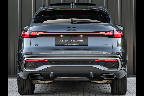 Audi Q5 Sportback 2.0 TFSI e-hybrid quattro S edition 367pk | S-stoelen | Panoramadak | Elektr. trekhaak | Oled verlichting | Adaptive cruise control | Tech Plus | 360 Camera | Memory | Ambiance interieur |