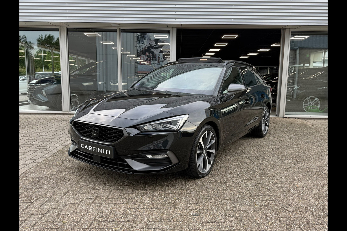 Seat Leon Sportstourer 1.4 TSI eHybrid PHEV FR Business | Navigatie | Clima | Panoramadak | Cruise | Camera | Trekhaak | 18"