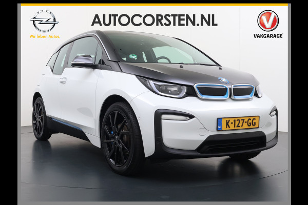 BMW i3 Executive Edition 120Ah 42kWh SOH 94% Warmtepomp Two-Tone Camera Navi-Pro Stoelverwarming Ecc Cruise Control Pdc Lmv 19" Isofix DAB Bluetooth Led Comfort pack advance Origineel Nederlandse Auto