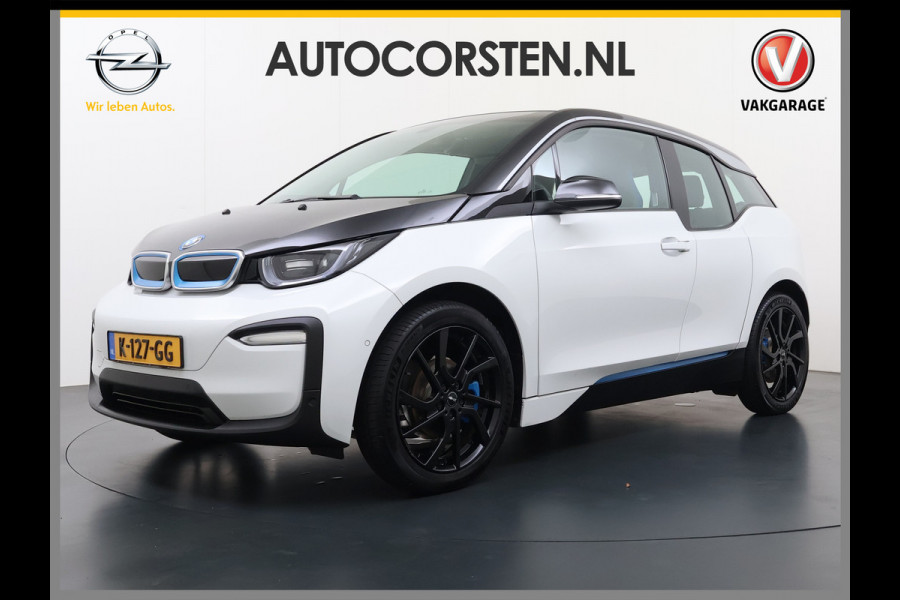 BMW i3 Executive Edition 120Ah 42kWh SOH 94% Warmtepomp Two-Tone Camera Navi-Pro Stoelverwarming Ecc Cruise Control Pdc Lmv 19" Isofix DAB Bluetooth Led Comfort pack advance Origineel Nederlandse Auto