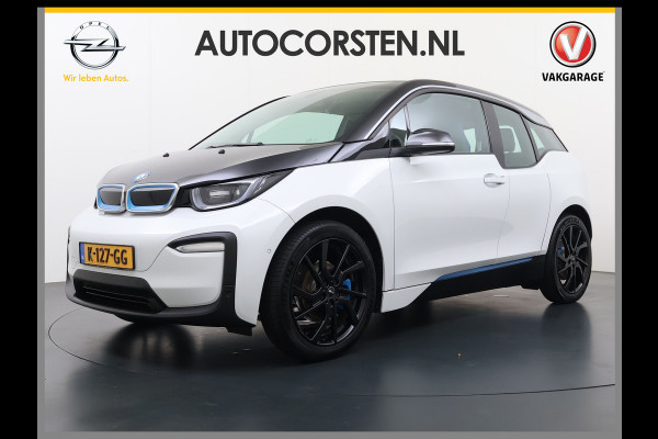 BMW i3 Executive Edition 120Ah 42kWh SOH 94% Warmtepomp Two-Tone Camera Navi-Pro Stoelverwarming Ecc Cruise Control Pdc Lmv 19" Isofix DAB Bluetooth Led Comfort pack advance Origineel Nederlandse Auto
