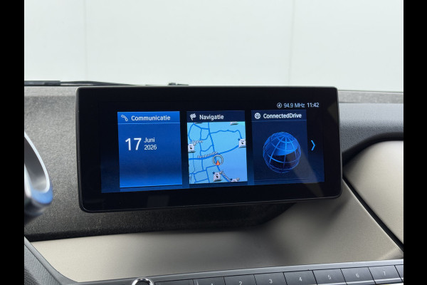 BMW i3 Executive Edition 120Ah 42kWh SOH 94% Warmtepomp Two-Tone Camera Navi-Pro Stoelverwarming Ecc Cruise Control Pdc Lmv 19" Isofix DAB Bluetooth Led Comfort pack advance Origineel Nederlandse Auto