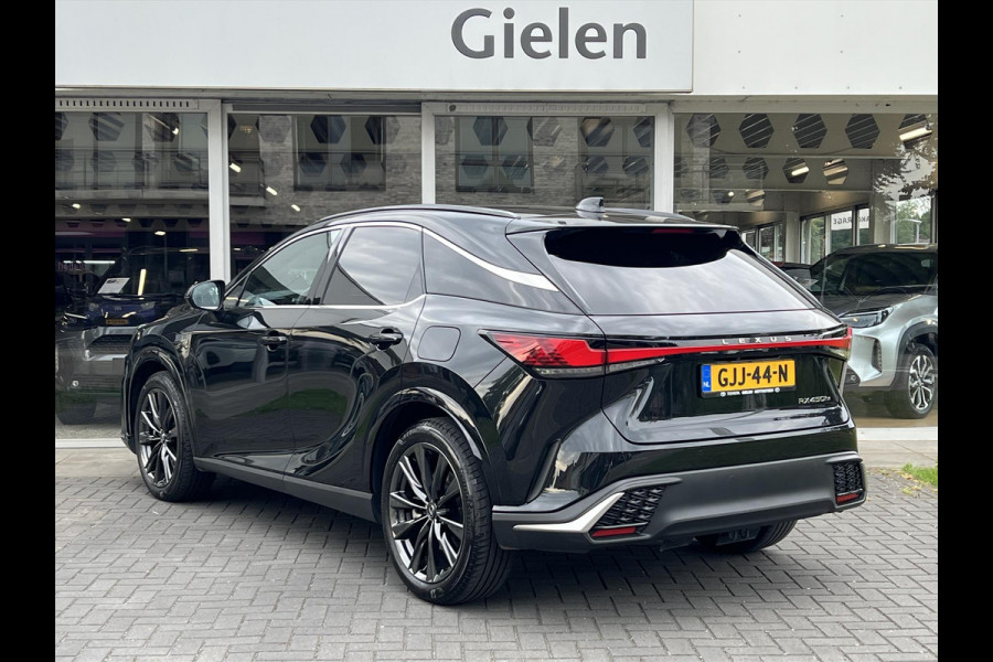 Lexus RX 450h+ AWD F Sport Design | Eerste eigenaar, Trekhaak, Leer, 21 inch, Stoelventilatie, Stuurverwarming, Geheugenfunctie, Head up