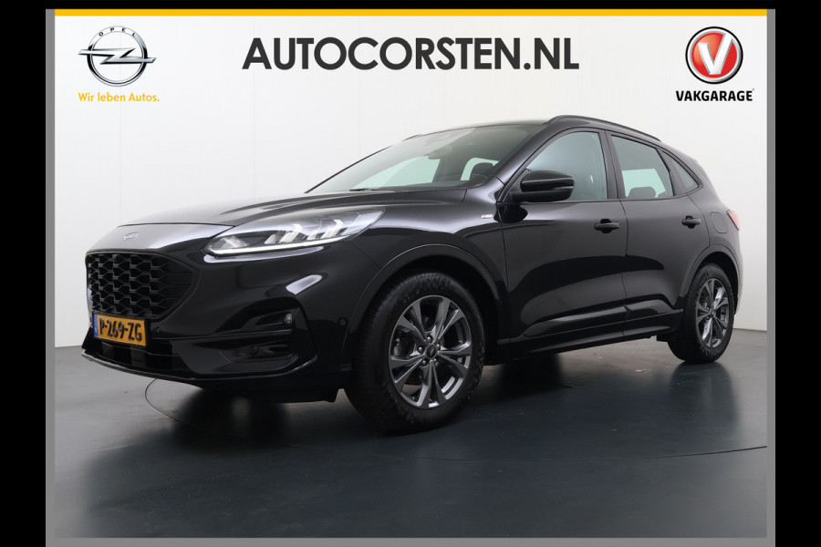 Ford Kuga 1.5T 150PK ST-Line Trekhaak Adap.Cruise Stoel+Stuur+Achterbank+Voorruitverwarming Elek.Achterklep Camera Apple Carplay/Android A Lmv 18" DAB Bluetooth Parkeerhulp Led Lane Assist Isofix Road Edge Detection WiFi 1.800KG Trekgewicht