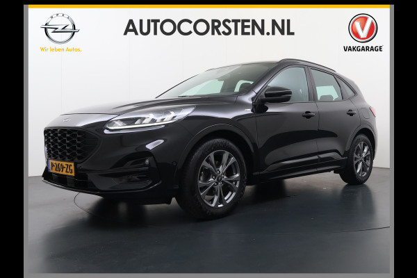 Ford Kuga 1.5T 150PK ST-Line Trekhaak Adap.Cruise Stoel+Stuur+Achterbank+Voorruitverwarming Elek.Achterklep Camera Apple Carplay/Android A Lmv 18" DAB Bluetooth Parkeerhulp Led Lane Assist Isofix Road Edge Detection WiFi 1.800KG Trekgewicht
