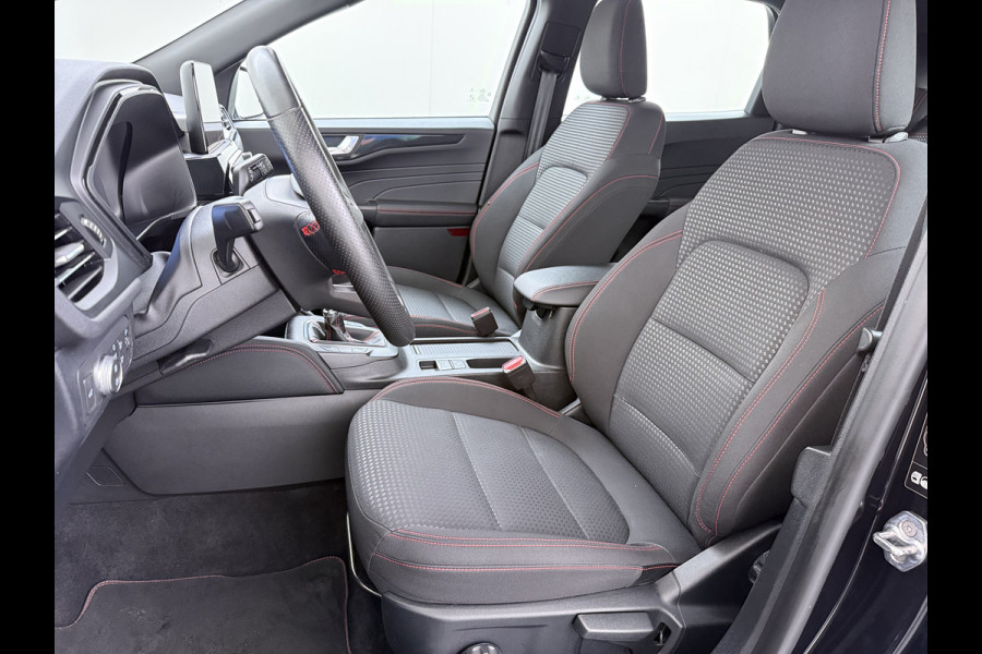 Ford Kuga 1.5T 150PK ST-Line Trekhaak Adap.Cruise Stoel+Stuur+Achterbank+Voorruitverwarming Elek.Achterklep Camera Apple Carplay/Android A Lmv 18" DAB Bluetooth Parkeerhulp Led Lane Assist Isofix Road Edge Detection WiFi 1.800KG Trekgewicht