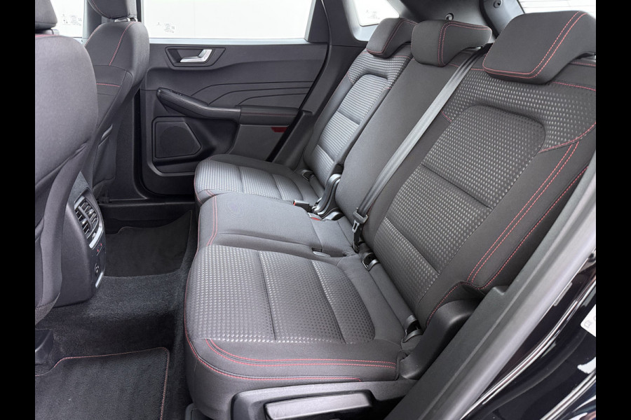 Ford Kuga 1.5T 150PK ST-Line Trekhaak Adap.Cruise Stoel+Stuur+Achterbank+Voorruitverwarming Elek.Achterklep Camera Apple Carplay/Android A Lmv 18" DAB Bluetooth Parkeerhulp Led Lane Assist Isofix Road Edge Detection WiFi 1.800KG Trekgewicht