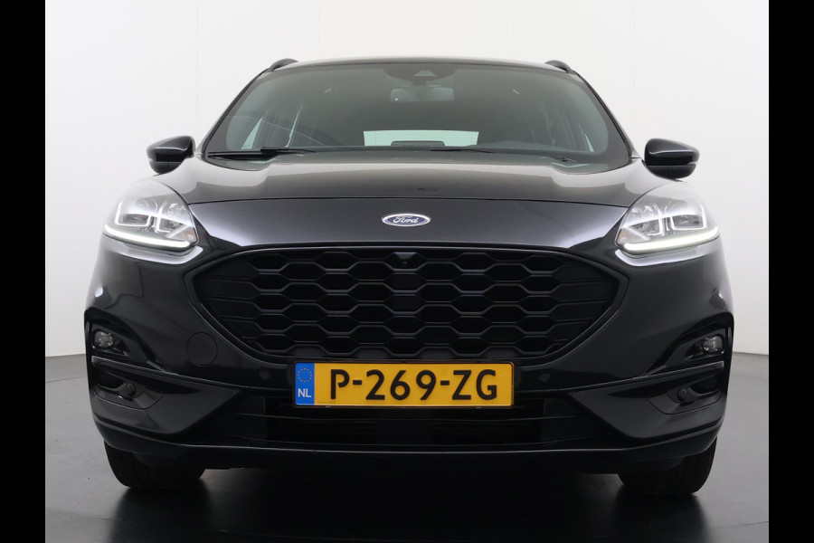 Ford Kuga 1.5T 150PK ST-Line Trekhaak Adap.Cruise Stoel+Stuur+Achterbank+Voorruitverwarming Elek.Achterklep Camera Apple Carplay/Android A Lmv 18" DAB Bluetooth Parkeerhulp Led Lane Assist Isofix Road Edge Detection WiFi 1.800KG Trekgewicht