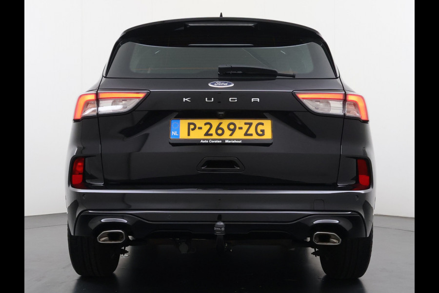 Ford Kuga 1.5T 150PK ST-Line Trekhaak Adap.Cruise Stoel+Stuur+Achterbank+Voorruitverwarming Elek.Achterklep Camera Apple Carplay/Android A Lmv 18" DAB Bluetooth Parkeerhulp Led Lane Assist Isofix Road Edge Detection WiFi 1.800KG Trekgewicht