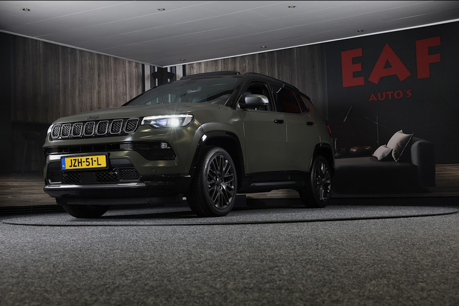 Jeep Compass 1.3T S / AUT / Navi / Acc / Lane Assist / Dode Hoek / Leder / Memory / 360 Camera / Elek Stoelen / Led / Pdc / 19 Inc