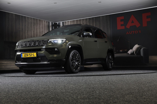 Jeep Compass 1.3T S / AUT / Navi / Acc / Lane Assist / Dode Hoek / Leder / Memory / 360 Camera / Elek Stoelen / Led / Pdc / 19 Inc