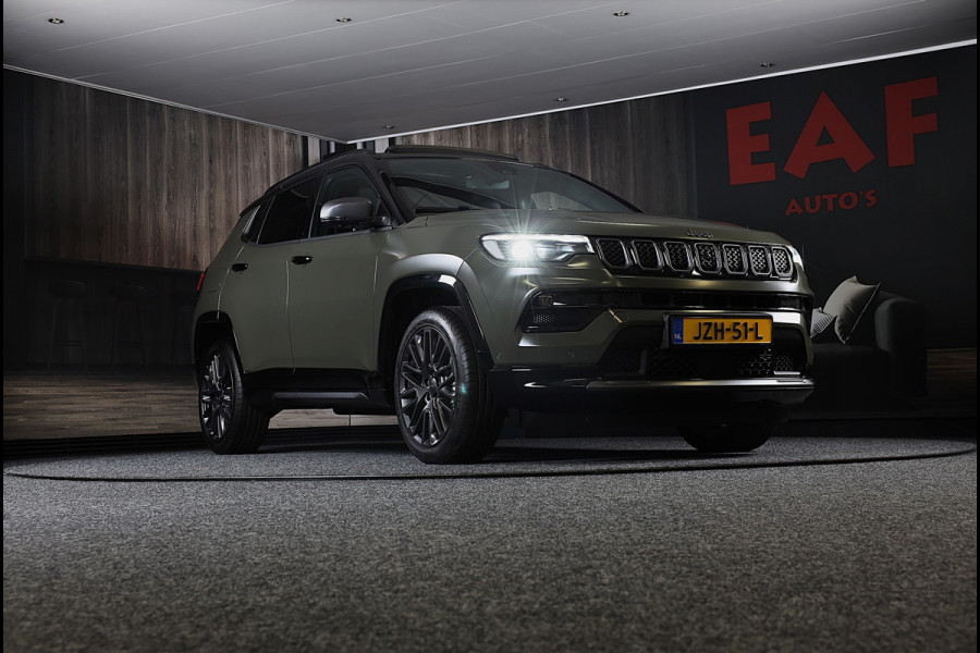 Jeep Compass 1.3T S / AUT / Navi / Acc / Lane Assist / Dode Hoek / Leder / Memory / 360 Camera / Elek Stoelen / Led / Pdc / 19 Inc