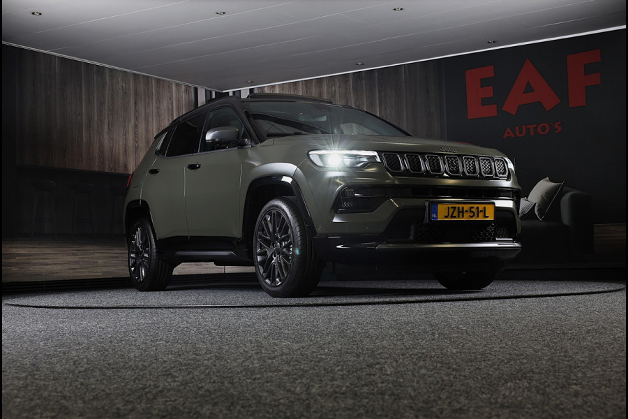 Jeep Compass 1.3T S / AUT / Navi / Acc / Lane Assist / Dode Hoek / Leder / Memory / 360 Camera / Elek Stoelen / Led / Pdc / 19 Inc