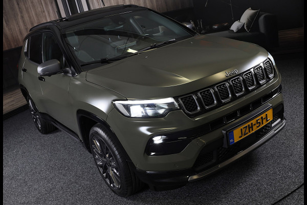 Jeep Compass 1.3T S / AUT / Navi / Acc / Lane Assist / Dode Hoek / Leder / Memory / 360 Camera / Elek Stoelen / Led / Pdc / 19 Inc
