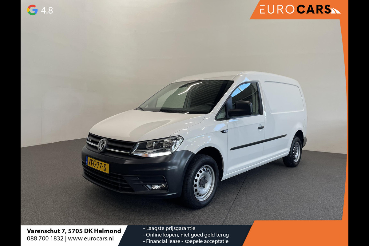 Volkswagen Caddy 1.4 TGI L2H1 EcoFuel Maxi Comfortline Airco Cruise PDC Verwarmbare voorruit Comfortstoelen Alarm Bluetooth Schuifdeur