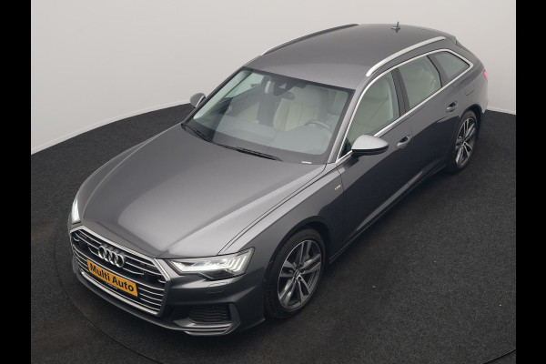 Audi A6 Avant 50 TFSI e quattro S Line 300pk PHEV Dealer O.H | Trekhaak af Fabriek | Adaptive Cruise | Lederen Sportstoelen Memory | Apple Carplay | 19"L.M | BLIS | Virtual |