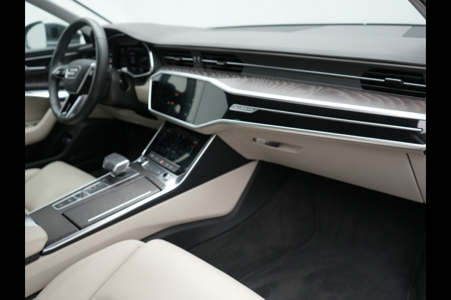 Audi A6 Avant 50 TFSI e quattro S Line 300pk PHEV Dealer O.H | Trekhaak af Fabriek | Adaptive Cruise | Lederen Sportstoelen Memory | Apple Carplay | 19"L.M | BLIS | Virtual |