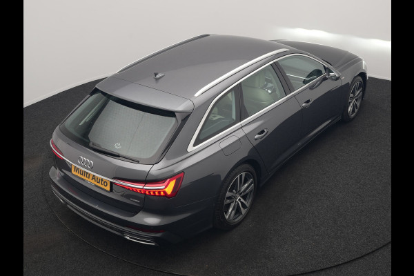 Audi A6 Avant 50 TFSI e quattro S Line 300pk PHEV Dealer O.H | Trekhaak af Fabriek | Adaptive Cruise | Lederen Sportstoelen Memory | Apple Carplay | 19"L.M | BLIS | Virtual |